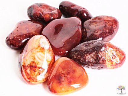 Tromlované kamínky Karneol JUMBO XL o velikosti 70 - 110 mm - 1kg - Brazílie + sleva 5% po registraci na většinu zboží + dárek k objednávce