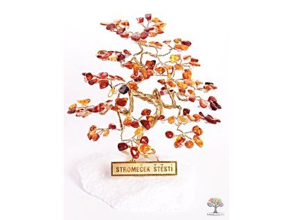 Amber lucky tree 9 cm - R4 - #84