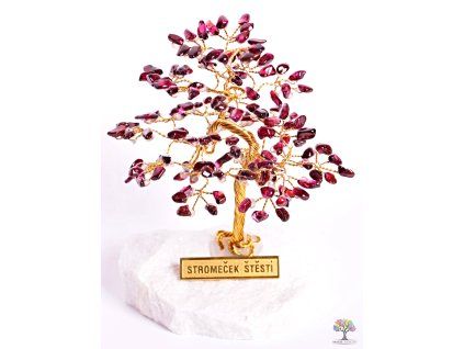 Garnet lucky tree 9 cm - R4 - #88