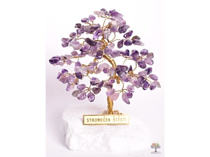 Ametystový stromeček štěstí 9 cm - R4 - #90