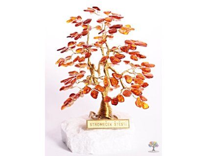 Amber lucky tree 12 cm - A1 - #111