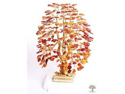 Amber lucky tree 20 cm - A3 - #116