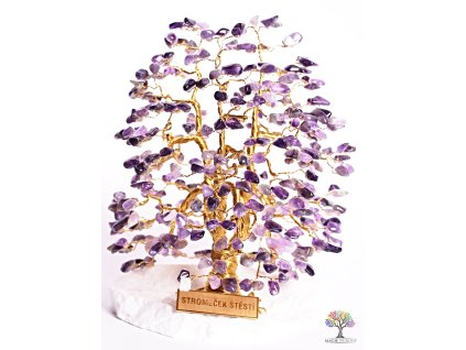 Ametyst stromeček štěstí 20 cm - A3 - #121