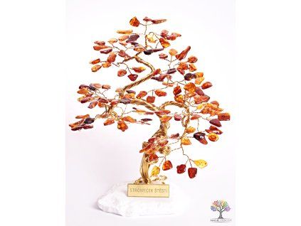 Amber lucky tree 25 cm - B3 - #123