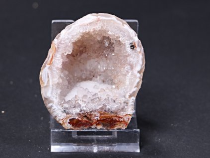 Achát peříčkový 5 cm - geoda - Top kvalita - #69