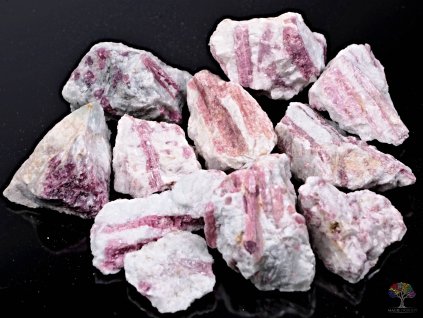 Rubelit surový 3 - 7 cm - TOP kvalita 1 kg - růžový turmalín + sleva 5% po registraci na většinu zboží + dárek k objednávce