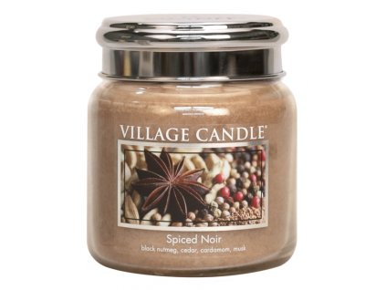 village candle vonna svicka ve skle koreni zivota spiced noir 16oz