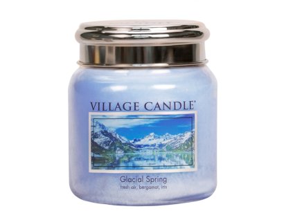 village candle vonna svicka ve skle ledovcovy vanek glacial spring 16oz