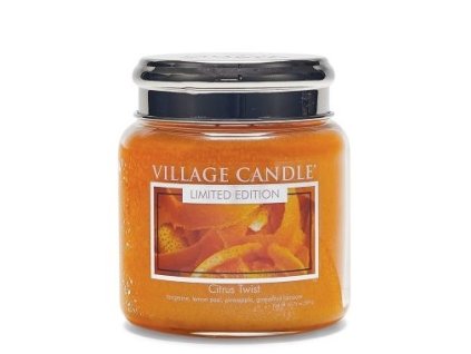 village candle vonna svicka ve skle citrusove osvezeni citrus twist 16oz