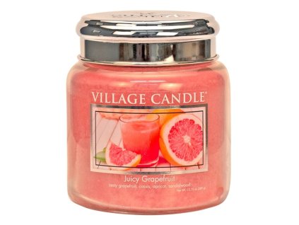 village candle vonna svicka ve skle juicy grapefruit 16oz