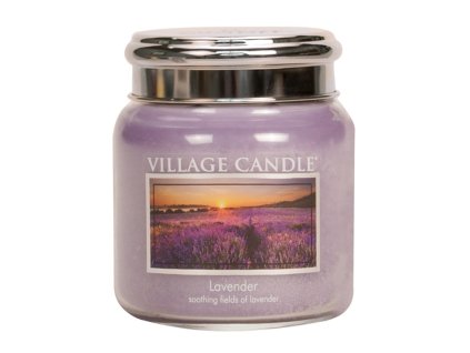 village candle vonna svicka ve skle levandule lavender 16oz