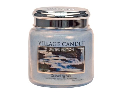 village candle vonna svicka ve skle cascading falls 16oz