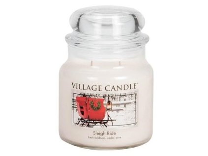 01 village candle vonna svicka ve skle zimni vyjizdka sleigh ride 16oz