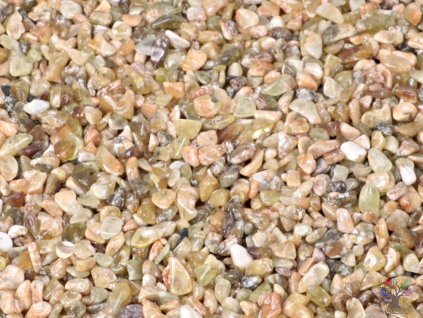 Tromlovaný Granát zelený XXS 5 - 10 mm #718 Afrika