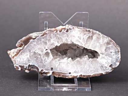 Agat piórkowy 9 cm - geoda - najwyższa jakość - #80