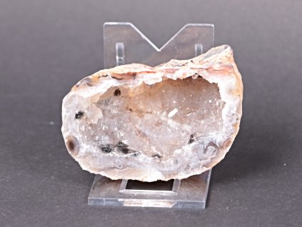 Achát peříčkový 7 cm - geoda - Top kvalita - #88 + sleva 5% po registraci na většinu zboží + dárek k objednávce