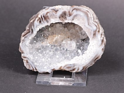 Achát peříčkový 8 cm - geoda - Top kvalita - #98 + sleva 5% po registraci na většinu zboží + dárek k objednávce