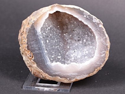 Achát peříčkový 8 cm - geoda - Top kvalita - #102 + sleva 5% po registraci na většinu zboží + dárek k objednávce