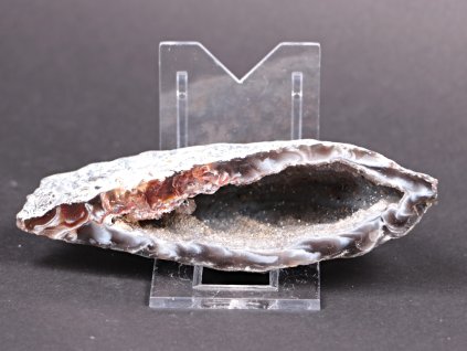 Achát peříčkový 11 cm - geoda - Top kvalita - #109 + sleva 5% po registraci na většinu zboží + dárek k objednávce