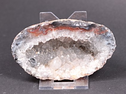 Achát peříčkový 9 cm - geoda - Top kvalita - #178