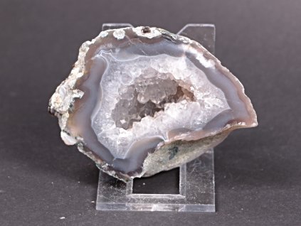 Achát peříčkový 7 cm - geoda - Top kvalita - #202