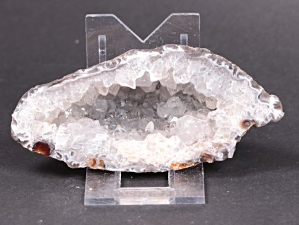 Achát peříčkový 9 cm - geoda - Top kvalita - #211