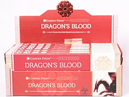 Vonné tyčinky Garden Fresh Premium Dragons Blood - 12 ks - #48