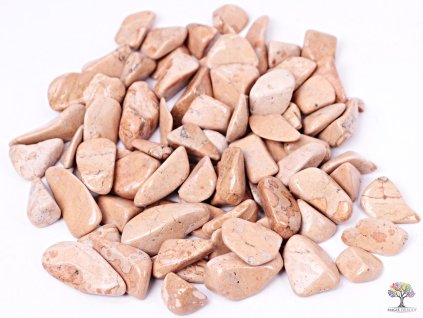 Tromlované kamínky Jaspis sopečná brekcie M - kameny o velikosti 20 - 45 mm - 1 kg - Peru