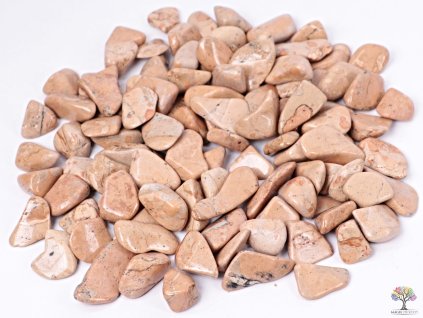Tromlované kamínky Jaspis sopečná brekcie L - kameny o velikosti 25 - 50 mm - 1 kg - Peru