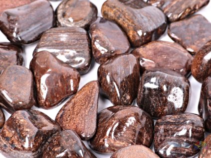 Kamień tromlovaný Bronzyt XXL rozmiar 35 - 55 mm - USA #43