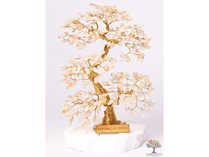 Citrine lucky tree 20 cm - A4 - #128