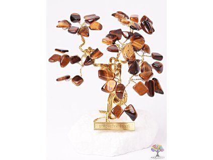 Tiger eye lucky tree 9 cm - R3 - #149
