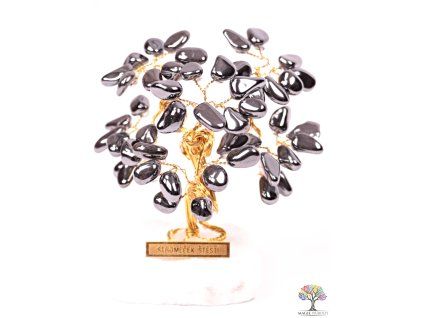 Hematite lucky tree 9 cm - R3 - #156