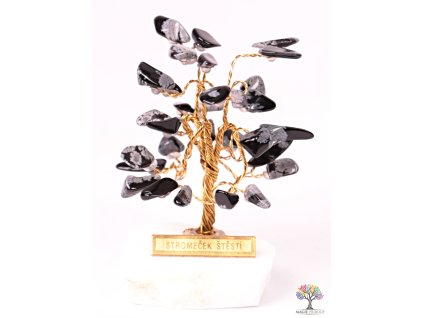 Obsydianowe drzewko szczęścia 6 cm - R0 - #157