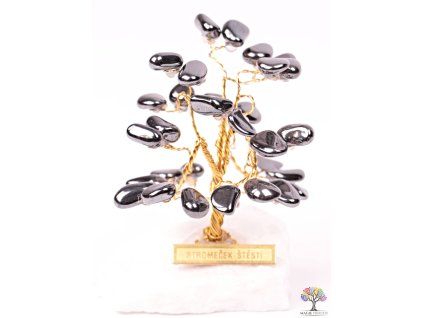 Hematite lucky tree 6 cm - R0 - #169