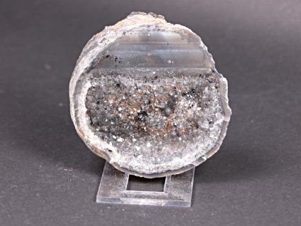 Feather agate 8 cm - geode - Top quality - #215