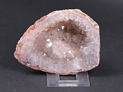 Achát peříčkový 9 cm - geoda - Top kvalita - #251