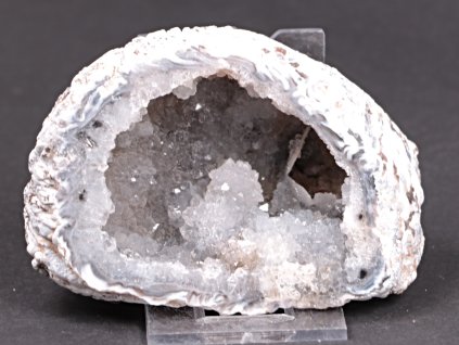 Achát peříčkový 9 cm - geoda - Top kvalita - #265