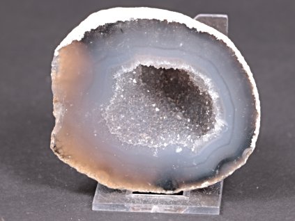 Achát peříčkový 7 cm - geoda - Top kvalita - #277