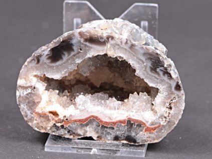 Achát peříčkový 7 cm - geoda - Top kvalita - #278
