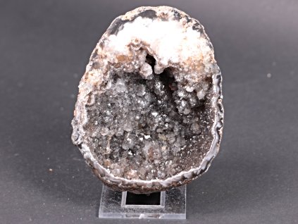 Achát peříčkový 9 cm - geoda - Top kvalita - #280