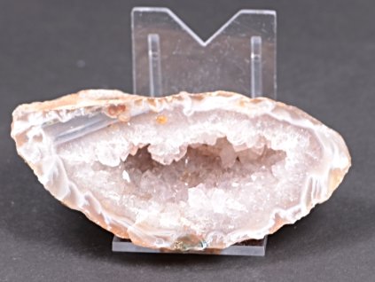 Achát peříčkový 9 cm - geoda - Top kvalita - #281