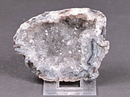 Achát peříčkový 8 cm - geoda - Top kvalita - #295