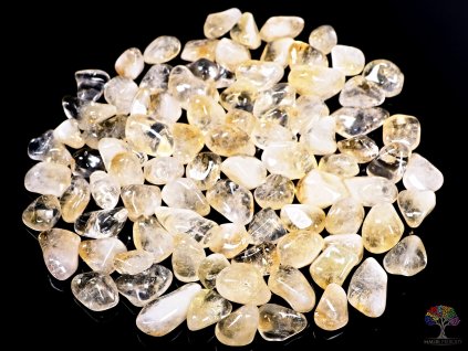 Tromlovaný kámen Citrín M - 1 ks o velikosti 20 - 30 mm - Brazílie + až 10% sleva po registraci