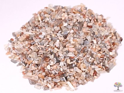 Tromlované kamínky Měsíční kámen XXS - kameny o velikosti 3 - 8 mm - 1kg - Brazílie + sleva 5% po registraci na většinu zboží + dárek k objednávce