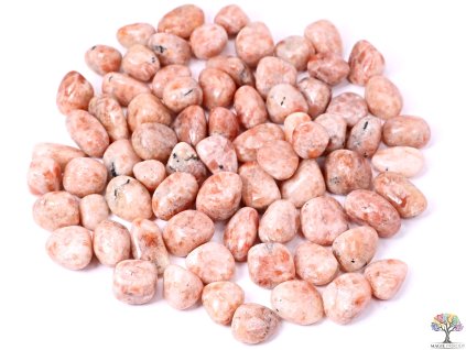 Tromlované kamínky Sluneční kámen M - kameny o velikosti 20 - 30 mm - 1 kg - Indie + sleva 5% na vše po registraci