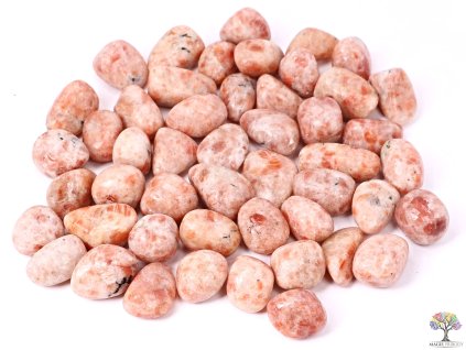 Tromlované kamínky Sluneční kámen L - kameny o velikosti 25 - 40 mm - 1 kg - Indie + sleva 5% na vše po registraci