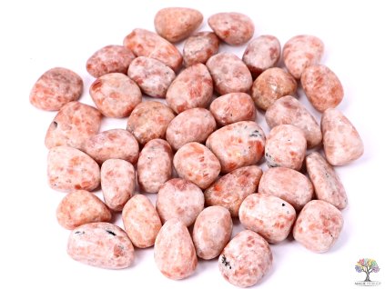 Tromlované kamínky Sluneční kámen XL - kameny o velikosti 30 - 45 mm - 1 kg - Indie + sleva 5% na vše po registraci