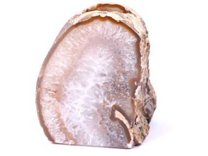Svícen na svíčku - Achát přírodní - 1.560 kg - #201 + sleva 5% na vše po registraci