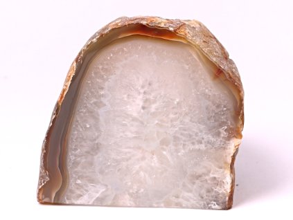 Svícen na svíčku - Achát přírodní - 1.060 kg - #239 + sleva 5% na vše po registraci